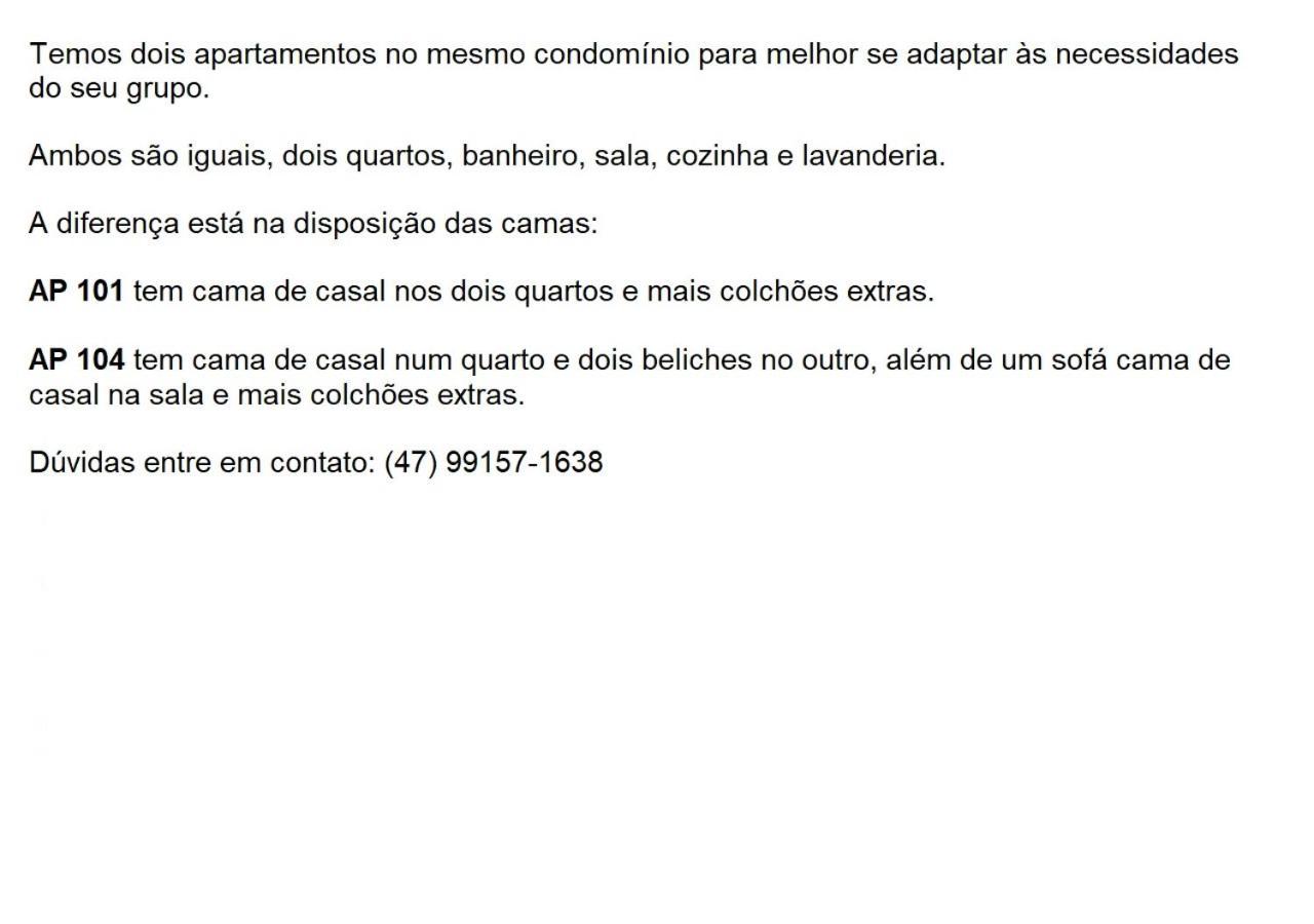Apartamento Inteiro 2 Quartos Mobiliado Jaraguá do Sul Extérieur photo